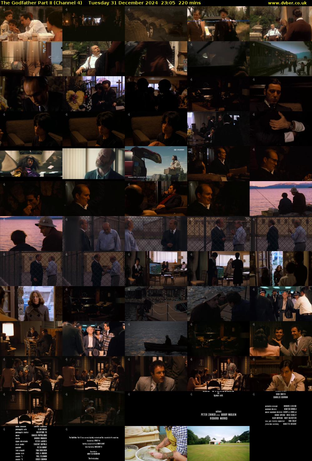 The Godfather Part II (Channel 4) Tuesday 31 December 2024 23:05 - 02:45