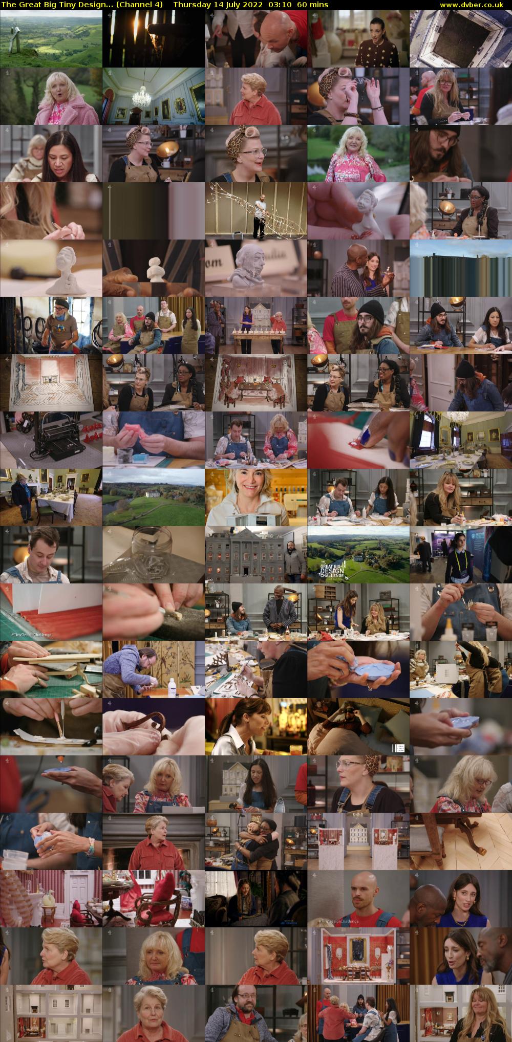 The Great Big Tiny Design... (Channel 4) Thursday 14 July 2022 03:10 - 04:10