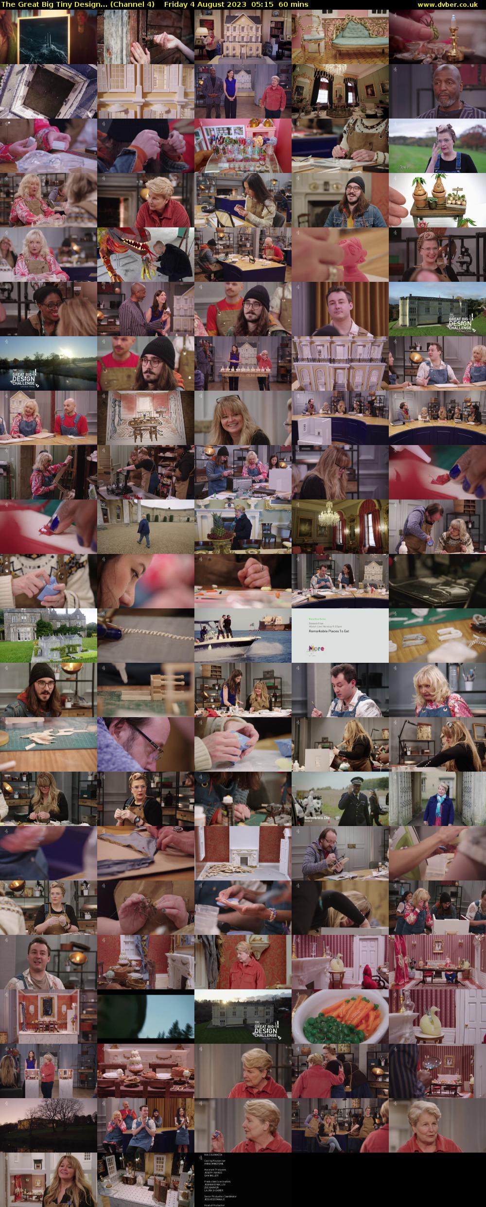 The Great Big Tiny Design... (Channel 4) Friday 4 August 2023 05:15 - 06:15