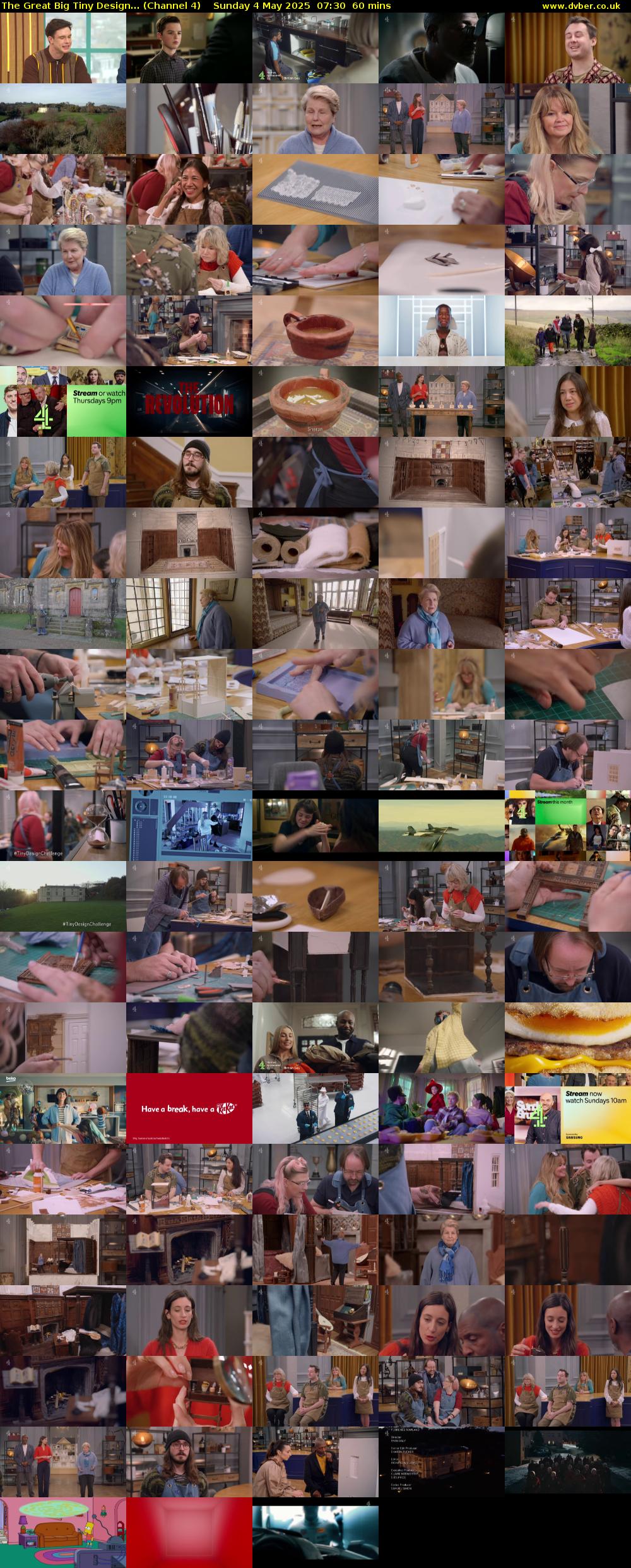 The Great Big Tiny Design... (Channel 4) Sunday 4 May 2025 07:30 - 08:30