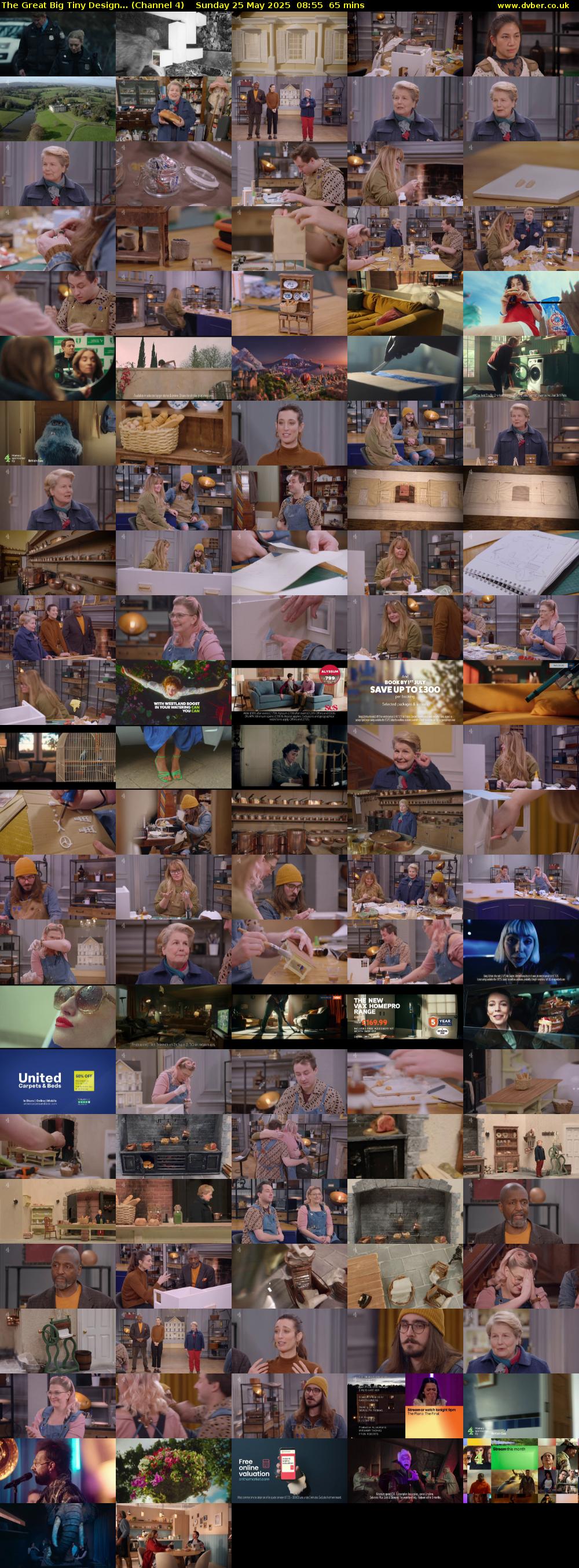 The Great Big Tiny Design... (Channel 4) Sunday 25 May 2025 08:55 - 10:00