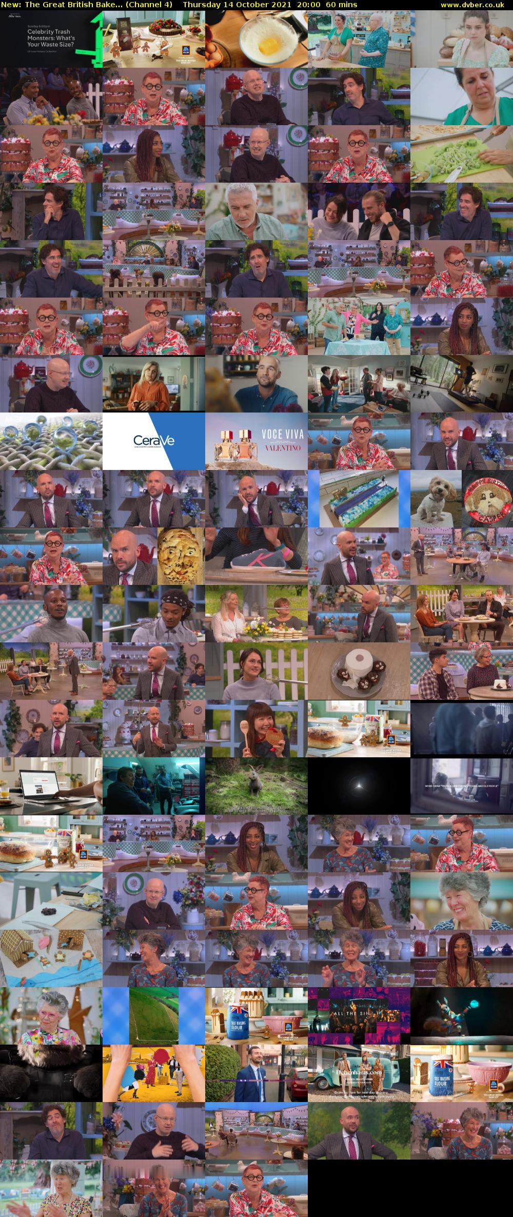 The Great British Bake... (Channel 4) Thursday 14 October 2021 20:00 - 21:00