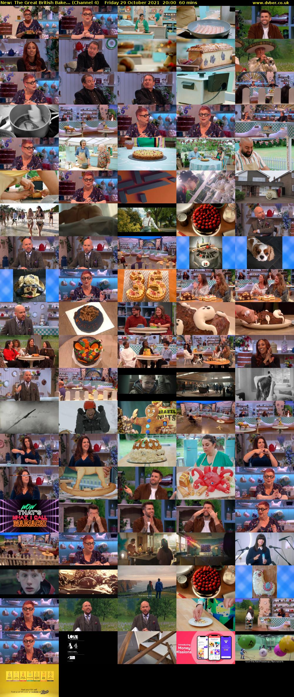 The Great British Bake... (Channel 4) Friday 29 October 2021 20:00 - 21:00
