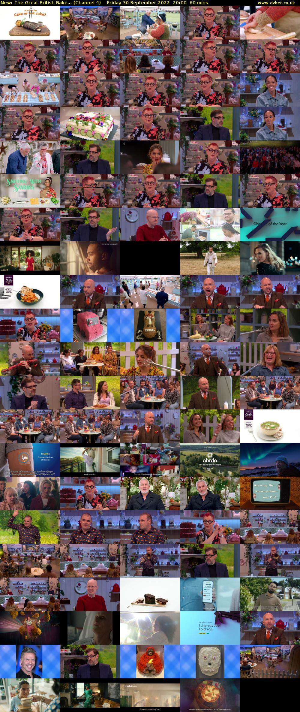 The Great British Bake... (Channel 4) Friday 30 September 2022 20:00 - 21:00