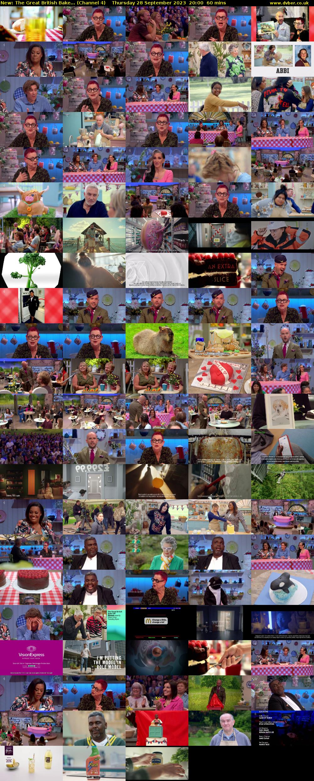 The Great British Bake... (Channel 4) Thursday 28 September 2023 20:00 - 21:00