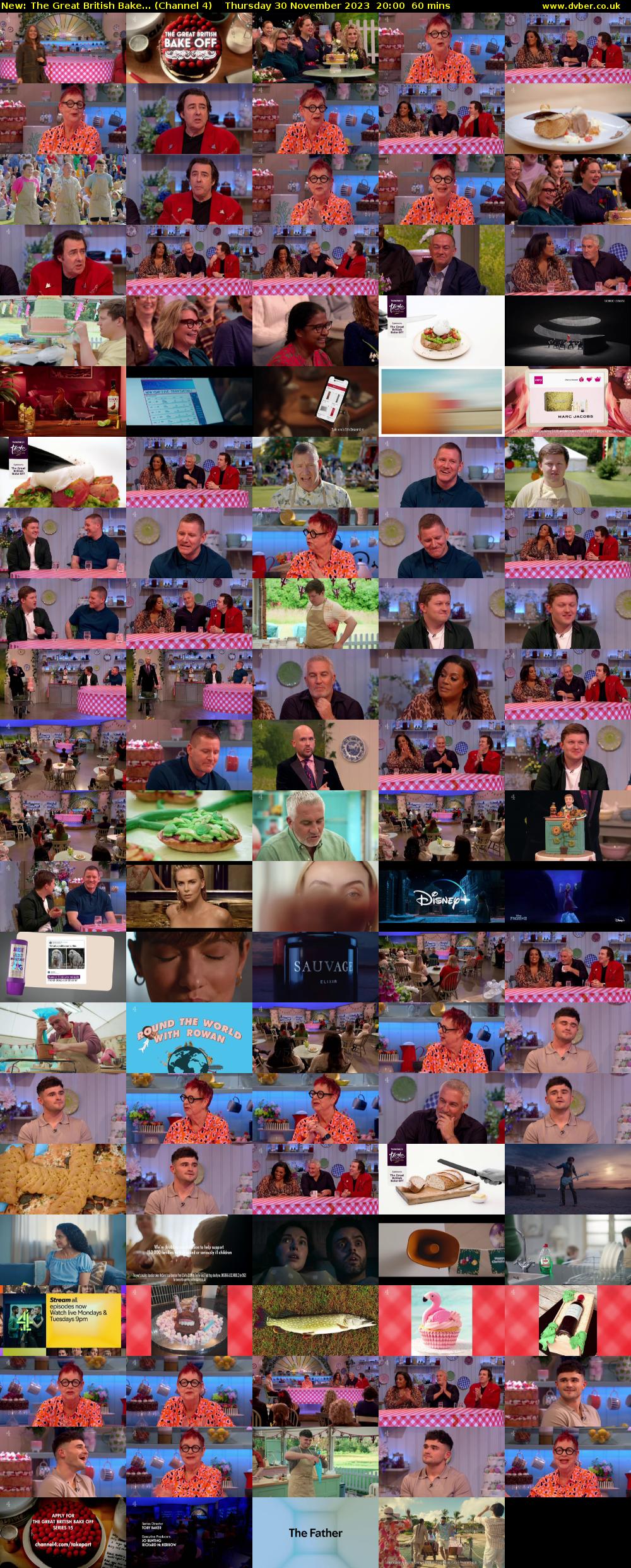 The Great British Bake... (Channel 4) Thursday 30 November 2023 20:00 - 21:00