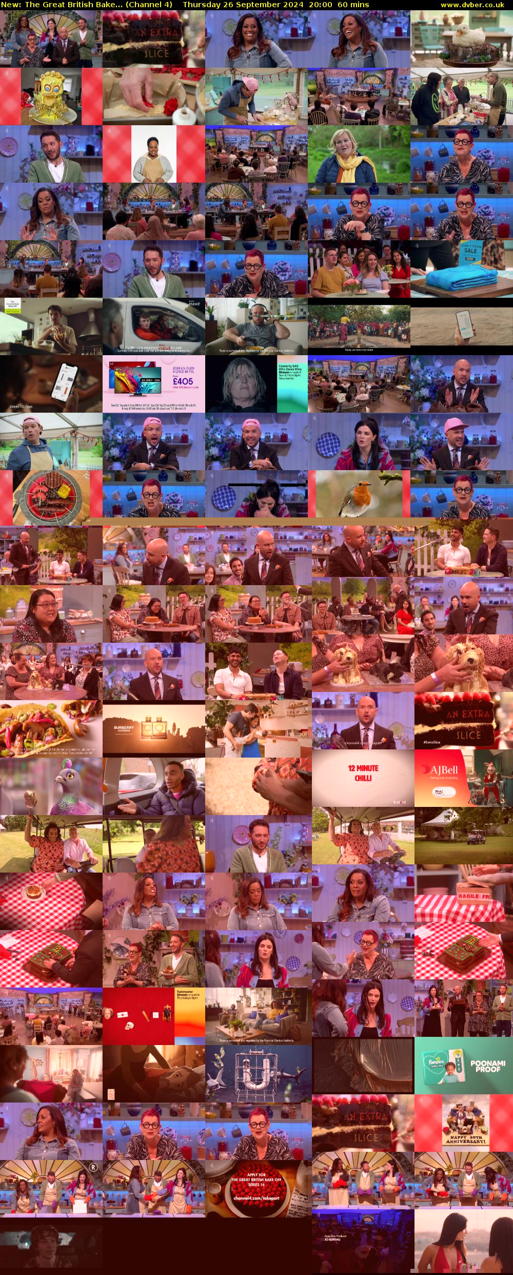 The Great British Bake... (Channel 4) Thursday 26 September 2024 20:00 - 21:00