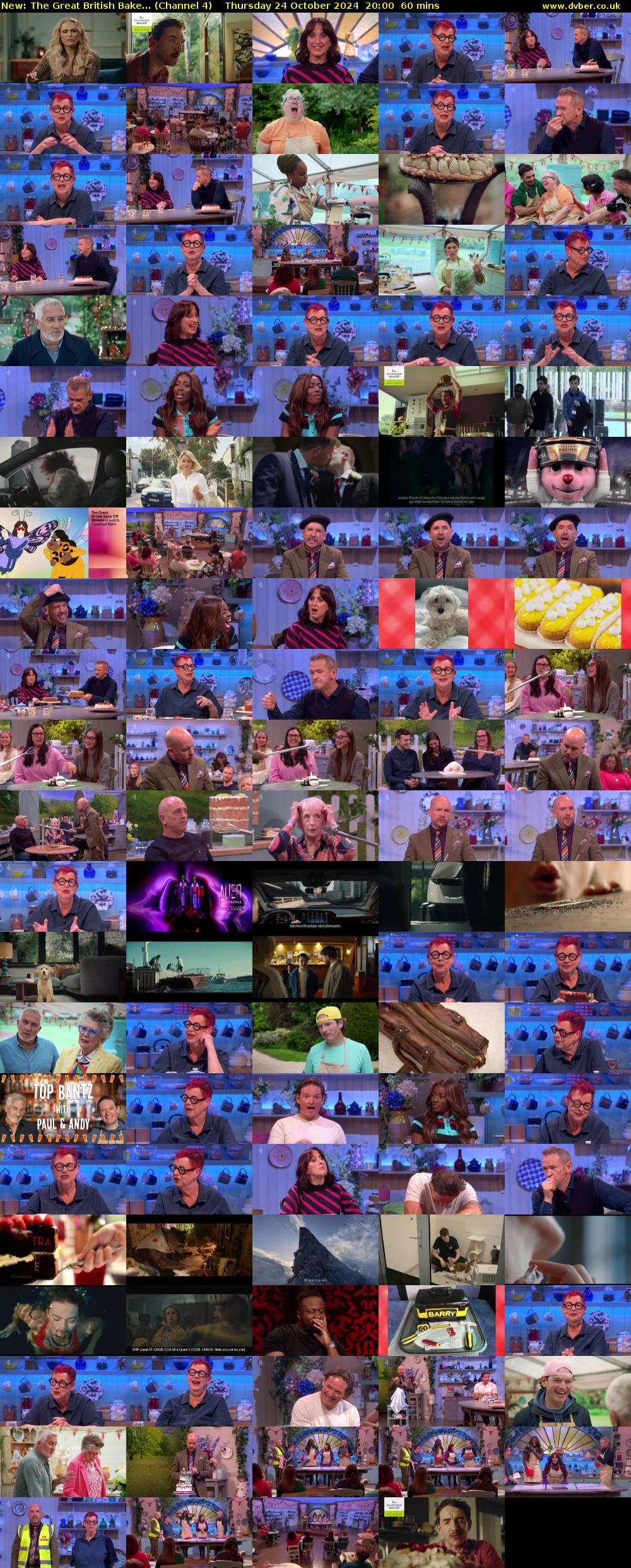 The Great British Bake... (Channel 4) Thursday 24 October 2024 20:00 - 21:00