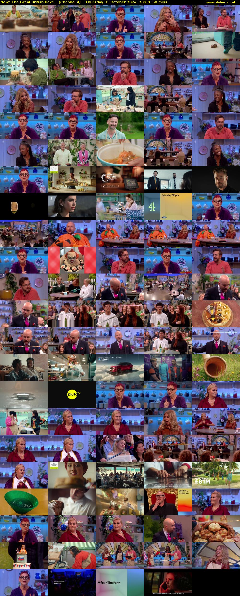 The Great British Bake... (Channel 4) Thursday 31 October 2024 20:00 - 21:00