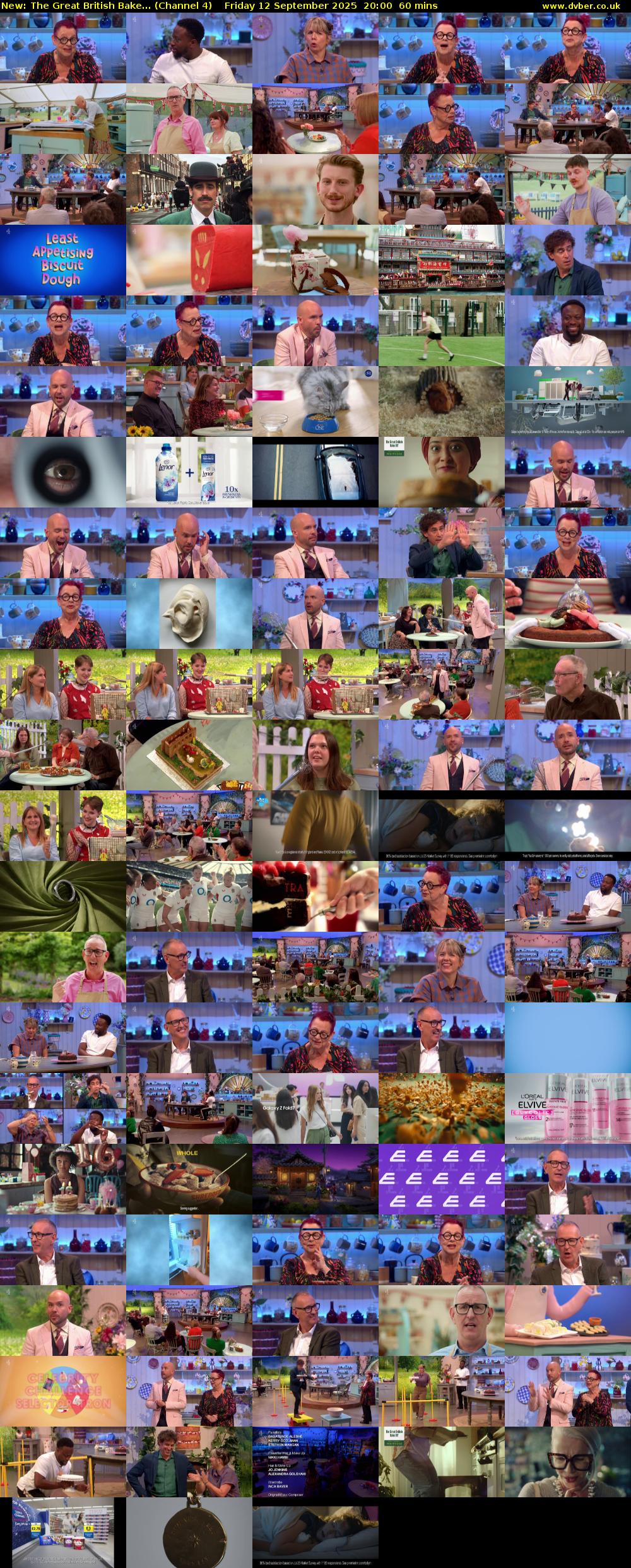The Great British Bake... (Channel 4) Friday 12 September 2025 20:00 - 21:00