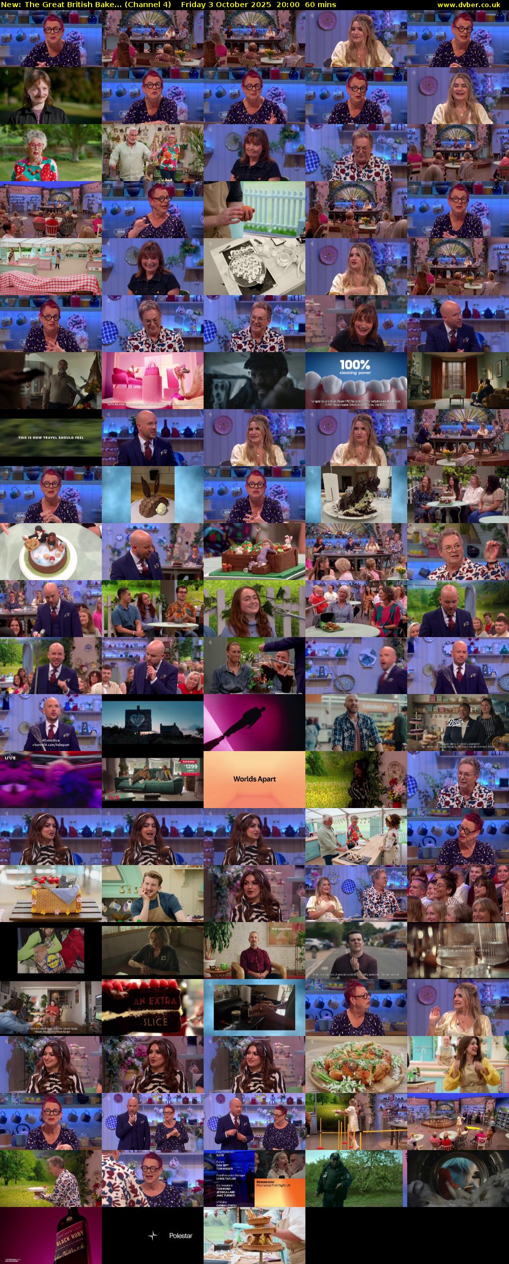 The Great British Bake... (Channel 4) Friday 3 October 2025 20:00 - 21:00