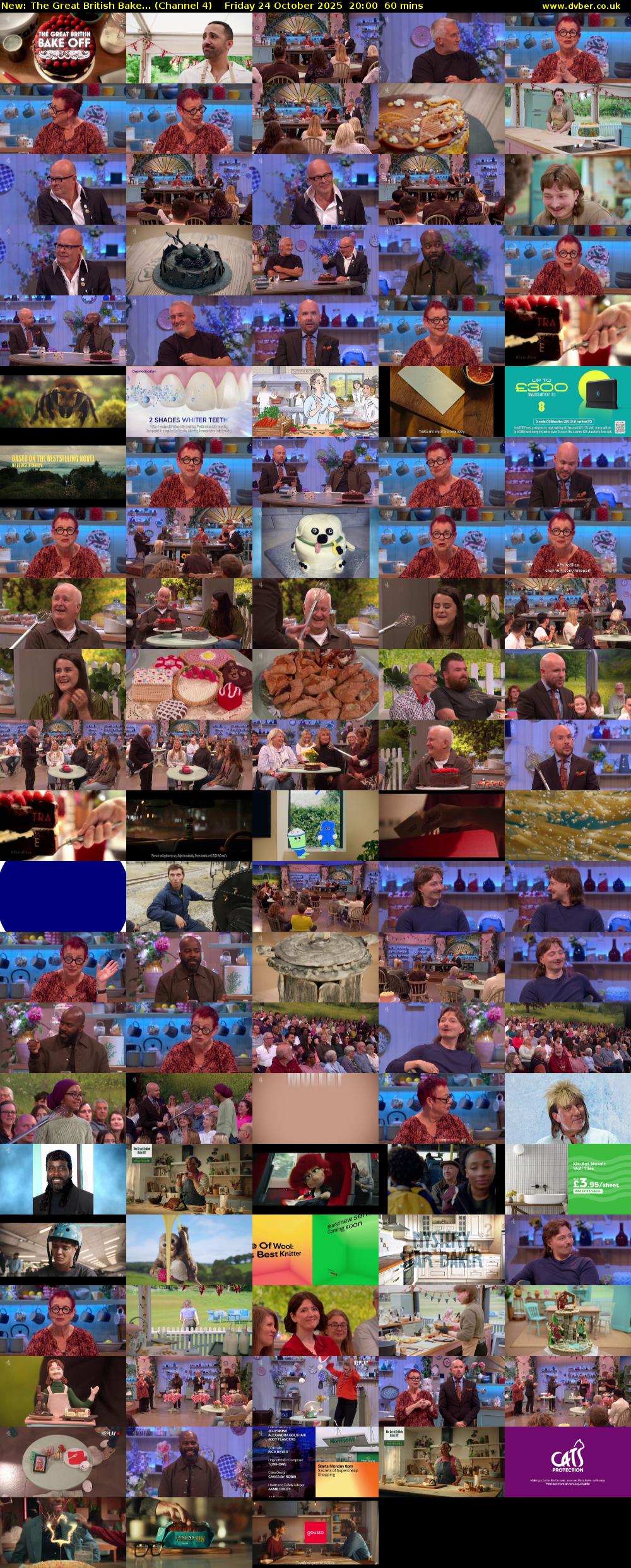 The Great British Bake... (Channel 4) Friday 24 October 2025 20:00 - 21:00