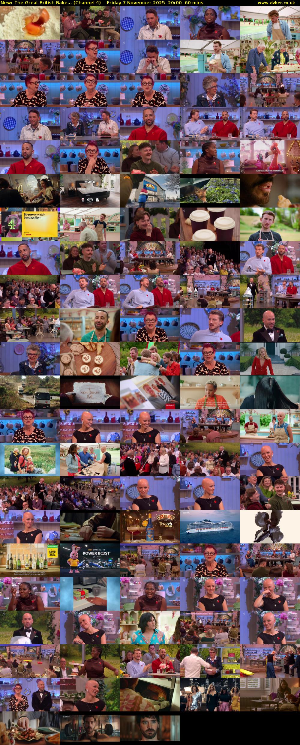 The Great British Bake... (Channel 4) Friday 7 November 2025 20:00 - 21:00
