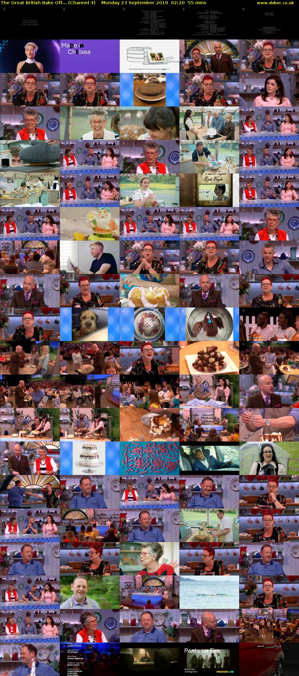The Great British Bake Off... (Channel 4) Monday 23 September 2019 02:20 - 03:15