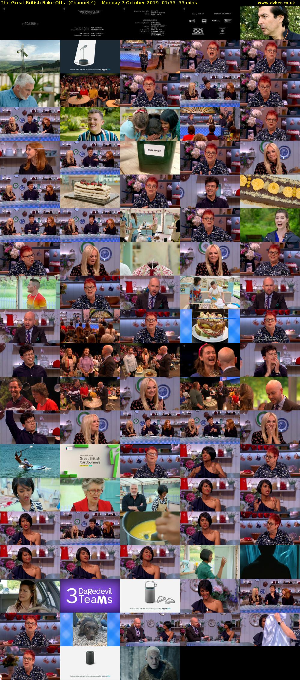 The Great British Bake Off... (Channel 4) Monday 7 October 2019 01:55 - 02:50