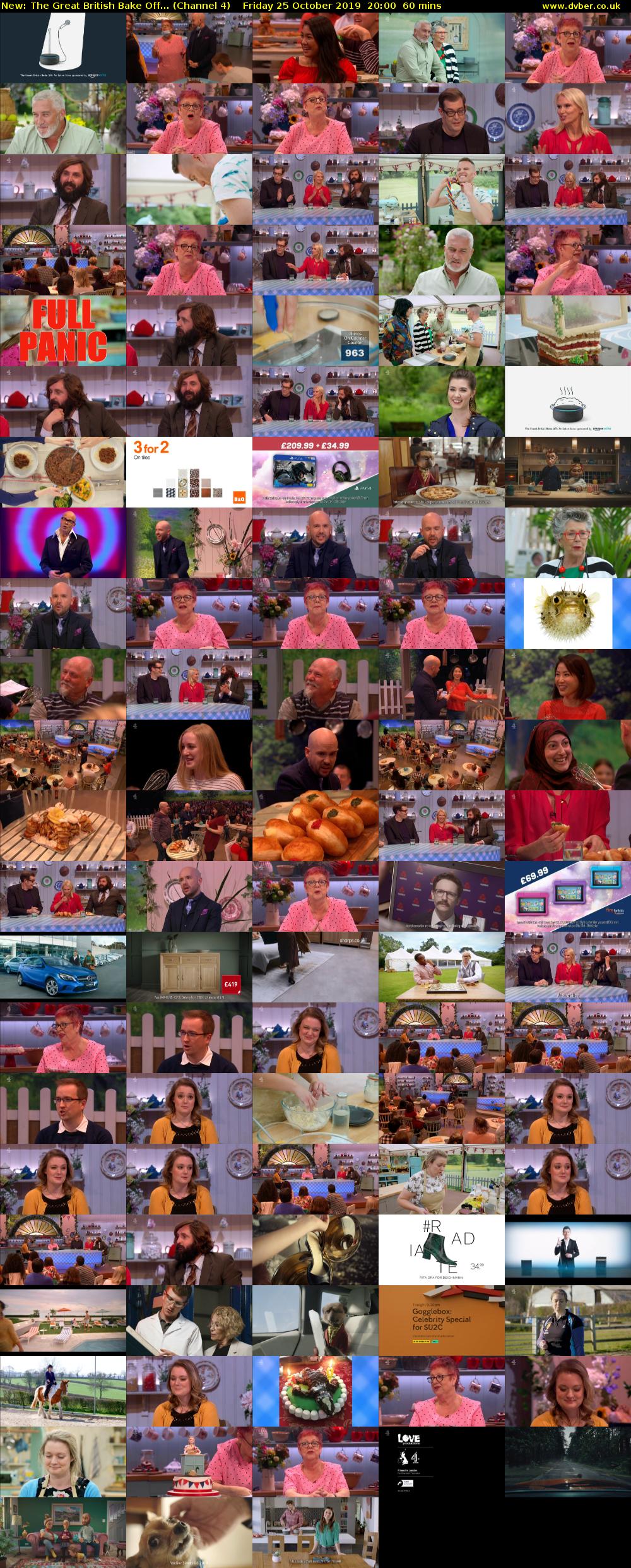 The Great British Bake Off... (Channel 4) Friday 25 October 2019 20:00 - 21:00