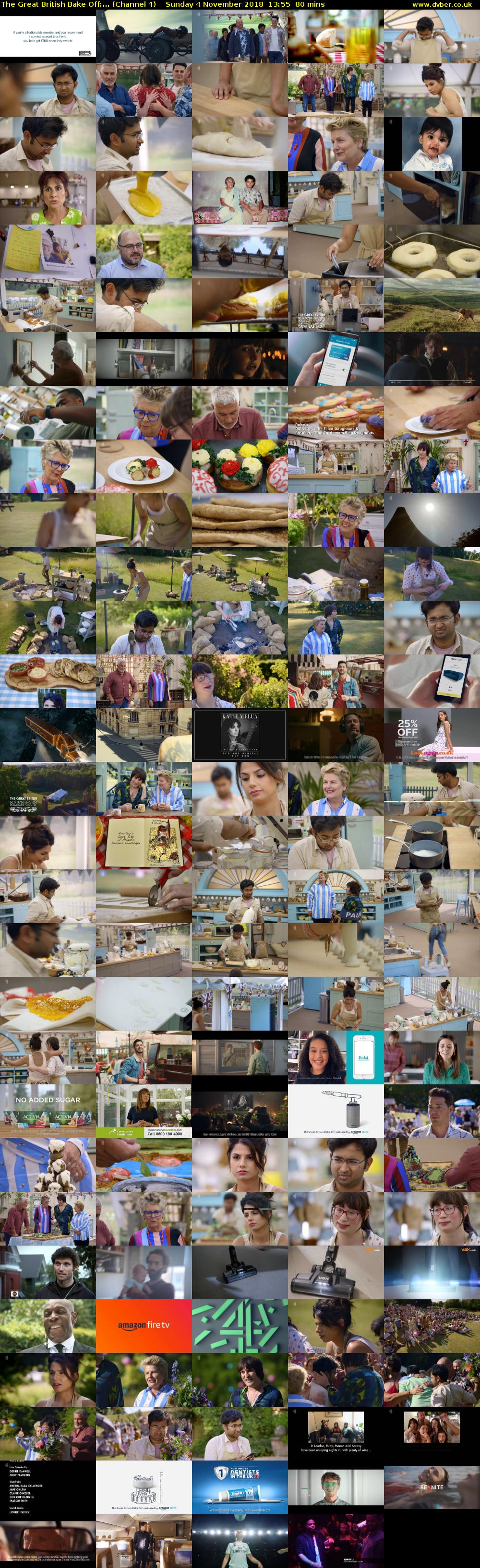 The Great British Bake Off:... (Channel 4) Sunday 4 November 2018 13:55 - 15:15