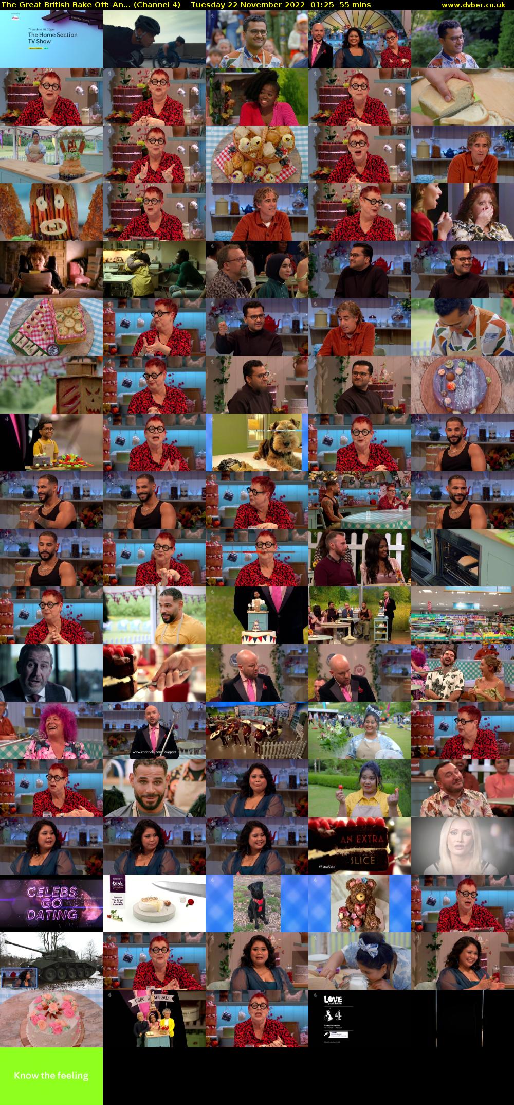 The Great British Bake Off: An... (Channel 4) Tuesday 22 November 2022 01:25 - 02:20