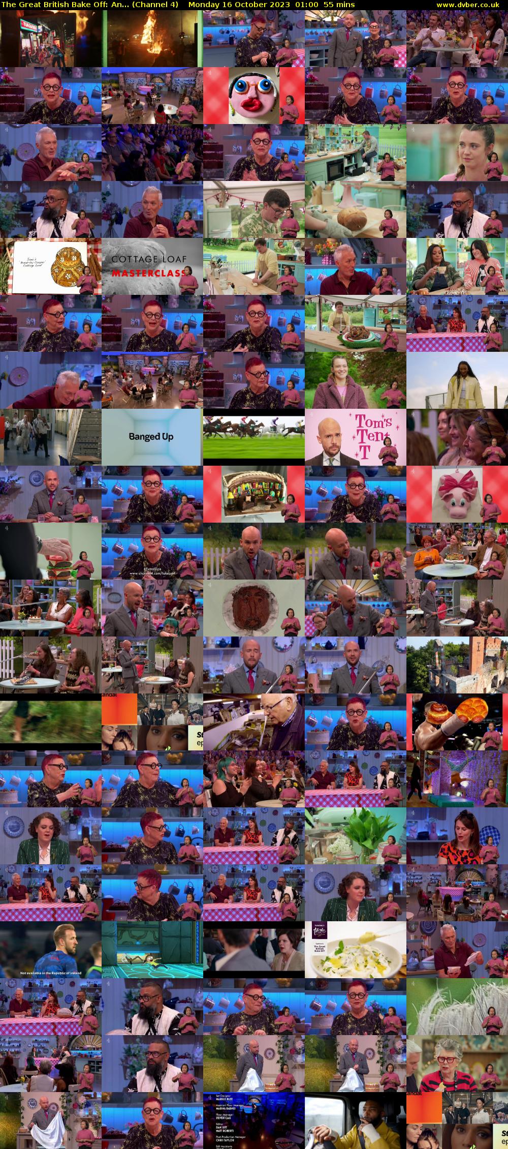 The Great British Bake Off: An... (Channel 4) Monday 16 October 2023 01:00 - 01:55