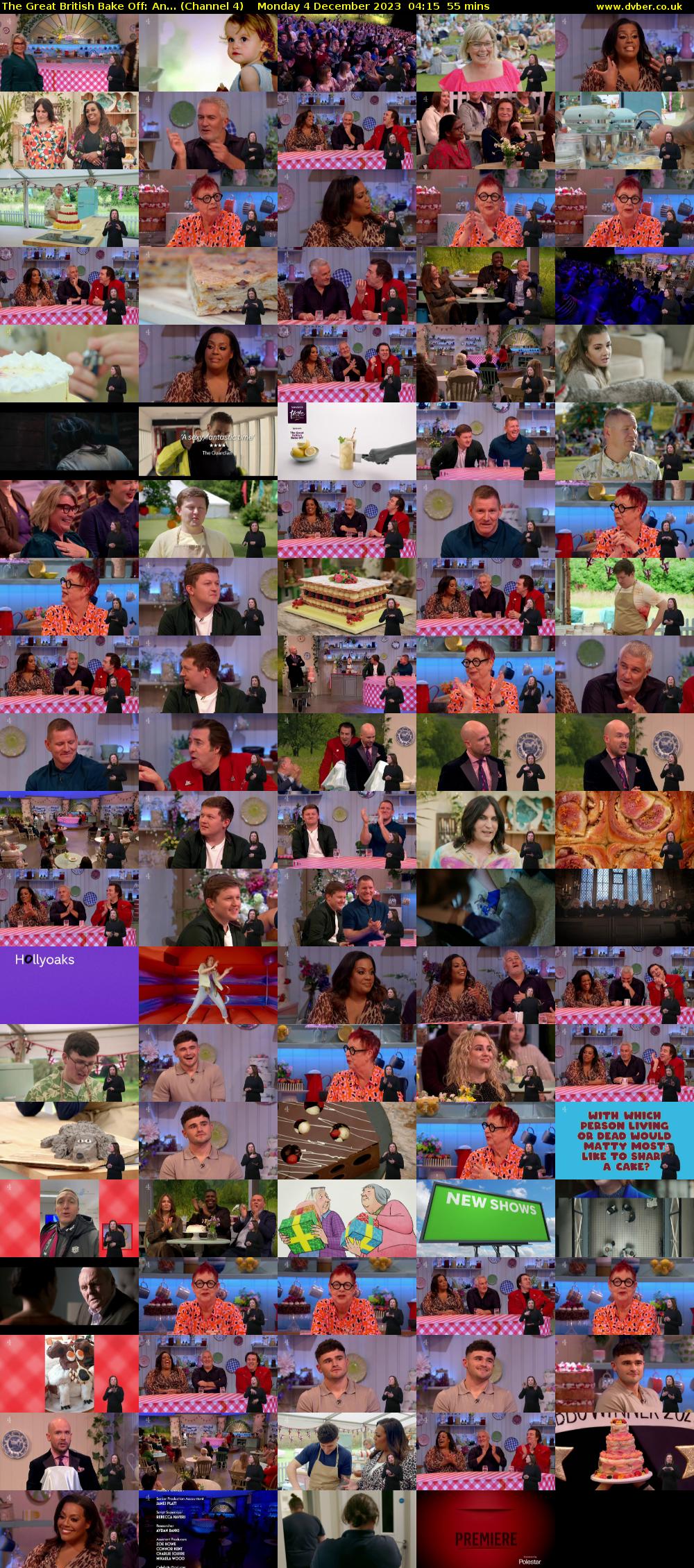 The Great British Bake Off: An... (Channel 4) Monday 4 December 2023 04:15 - 05:10