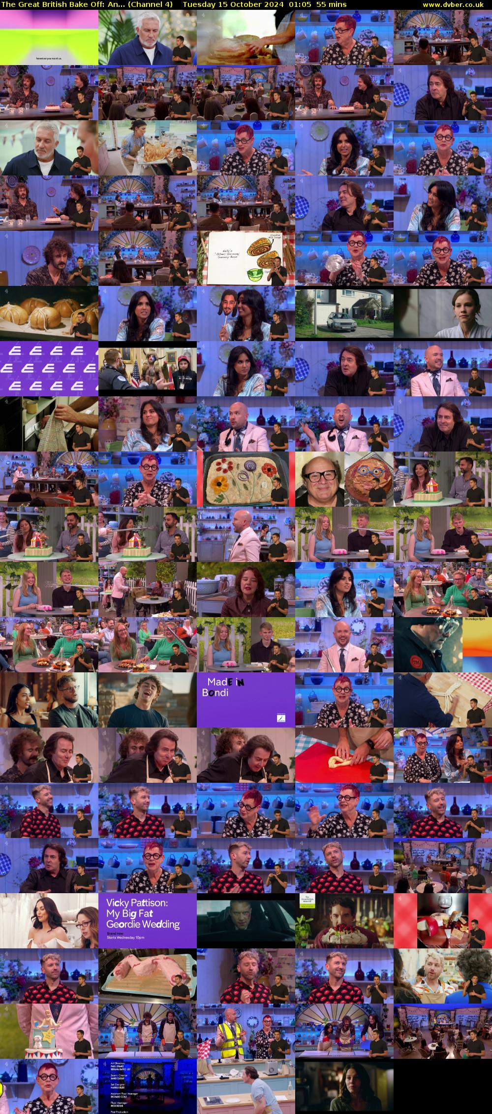 The Great British Bake Off: An... (Channel 4) Tuesday 15 October 2024 01:05 - 02:00