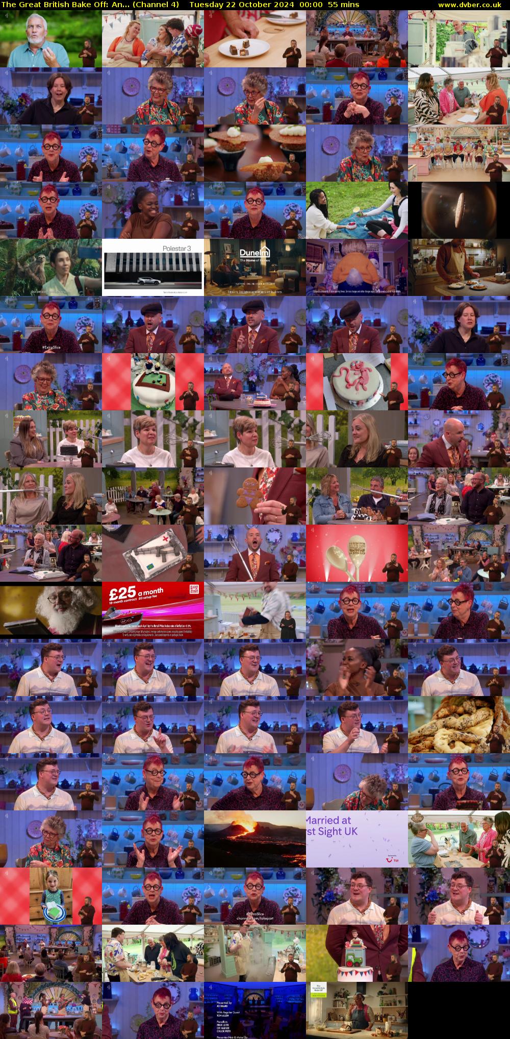 The Great British Bake Off: An... (Channel 4) Tuesday 22 October 2024 00:00 - 00:55