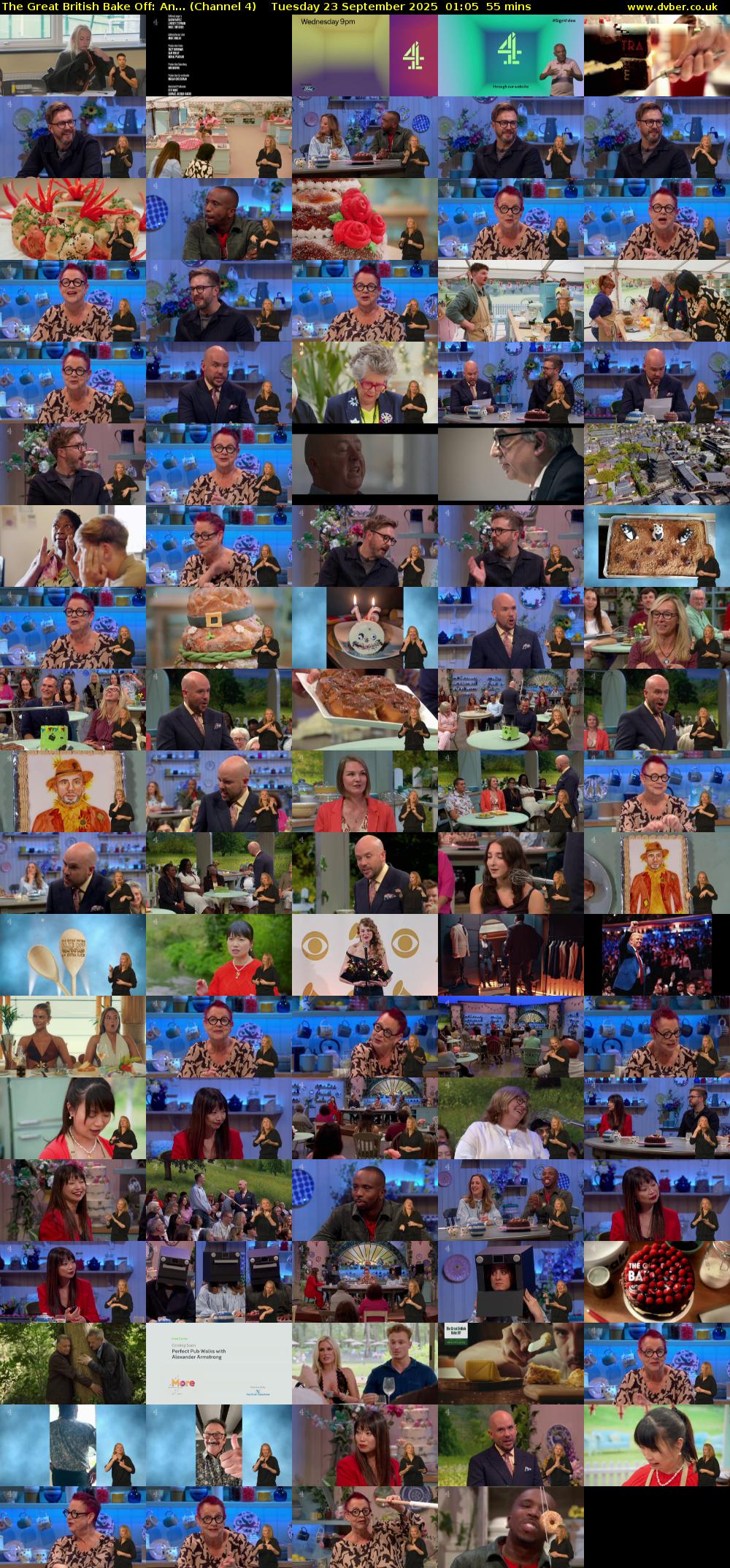 The Great British Bake Off: An... (Channel 4) Tuesday 23 September 2025 01:05 - 02:00
