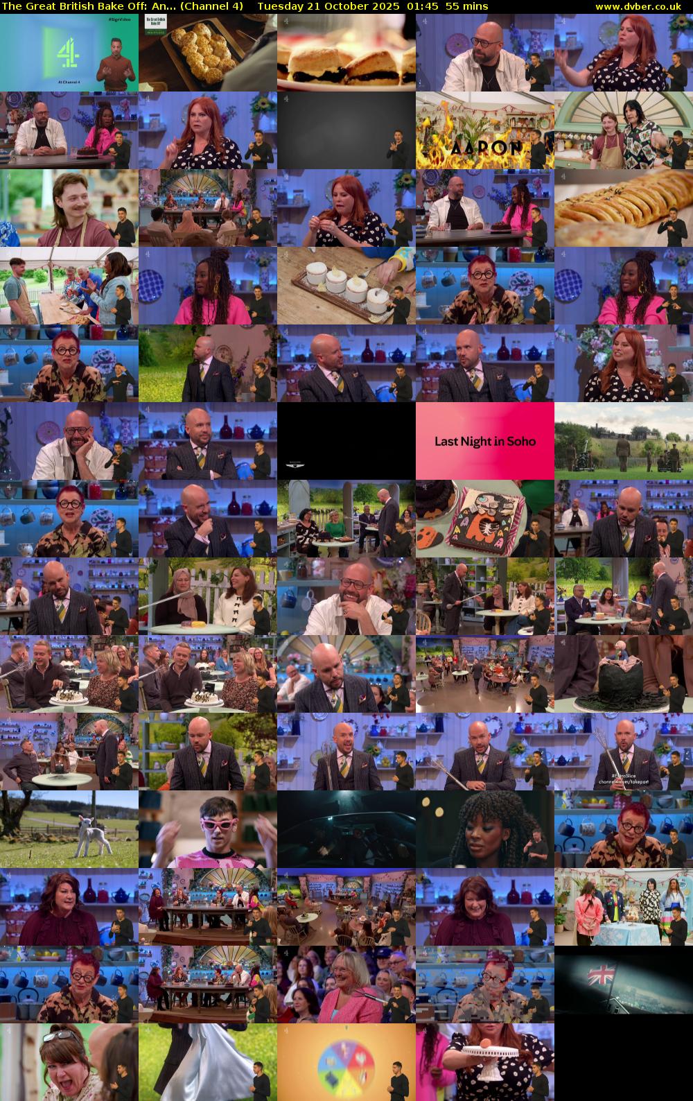 The Great British Bake Off: An... (Channel 4) Tuesday 21 October 2025 01:45 - 02:40