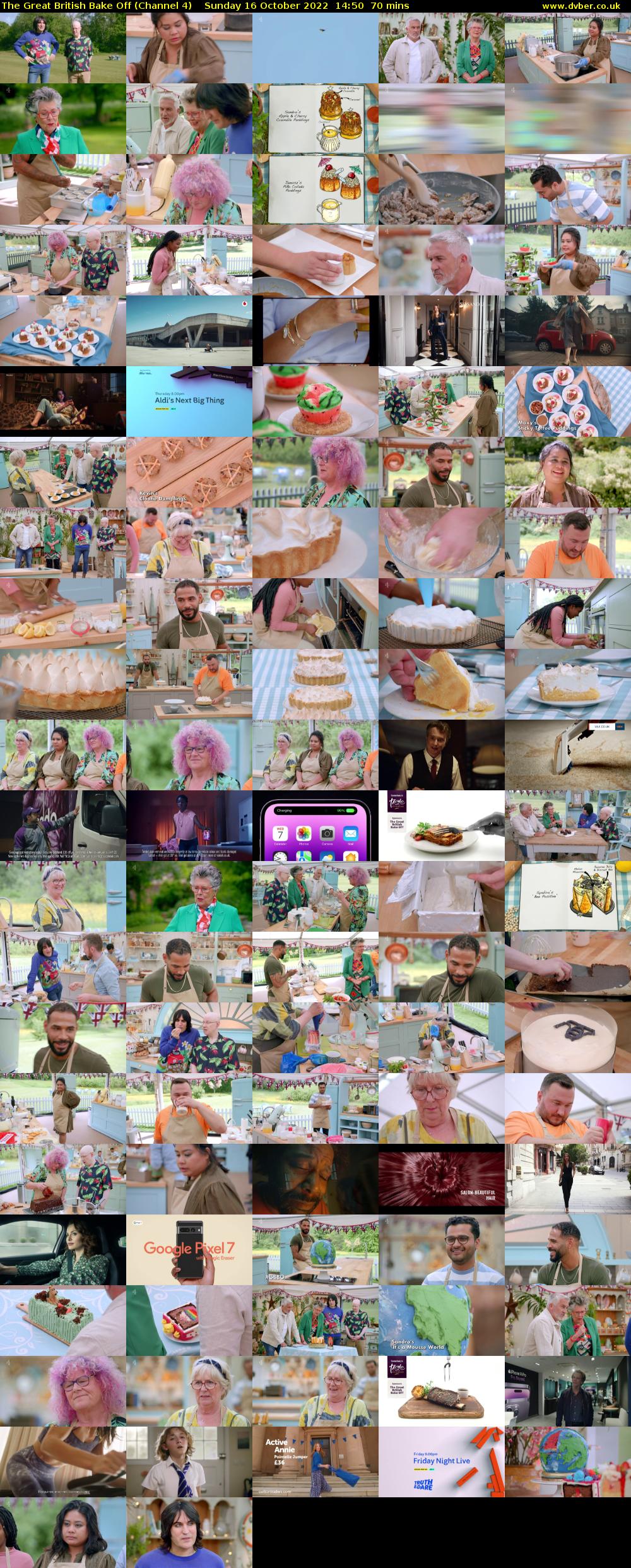 The Great British Bake Off (Channel 4) Sunday 16 October 2022 14:50 - 16:00