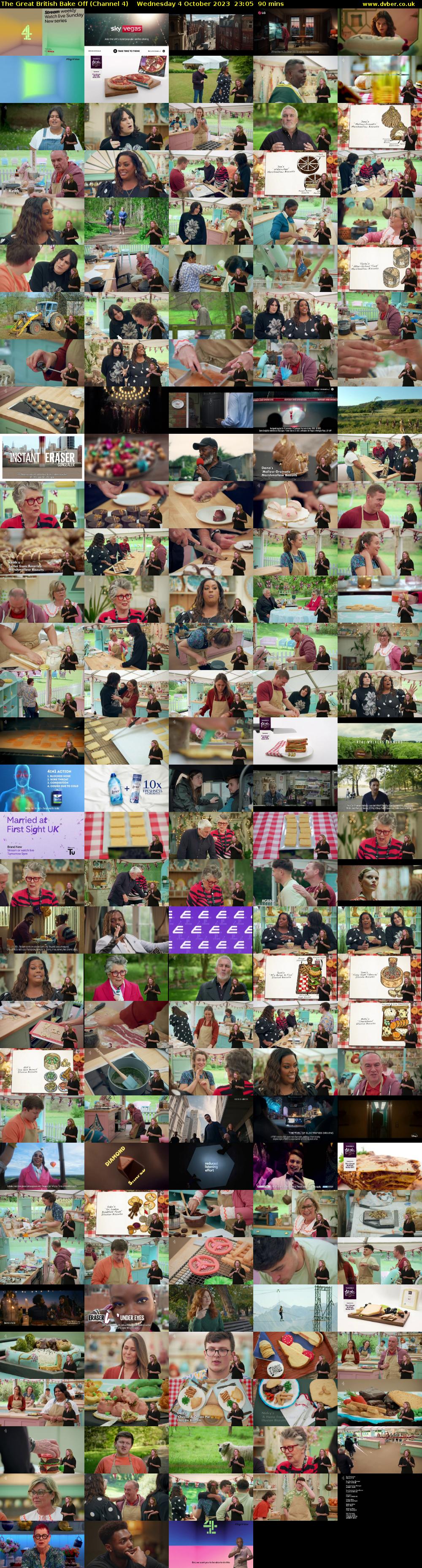 The Great British Bake Off (Channel 4) Wednesday 4 October 2023 23:05 - 00:35