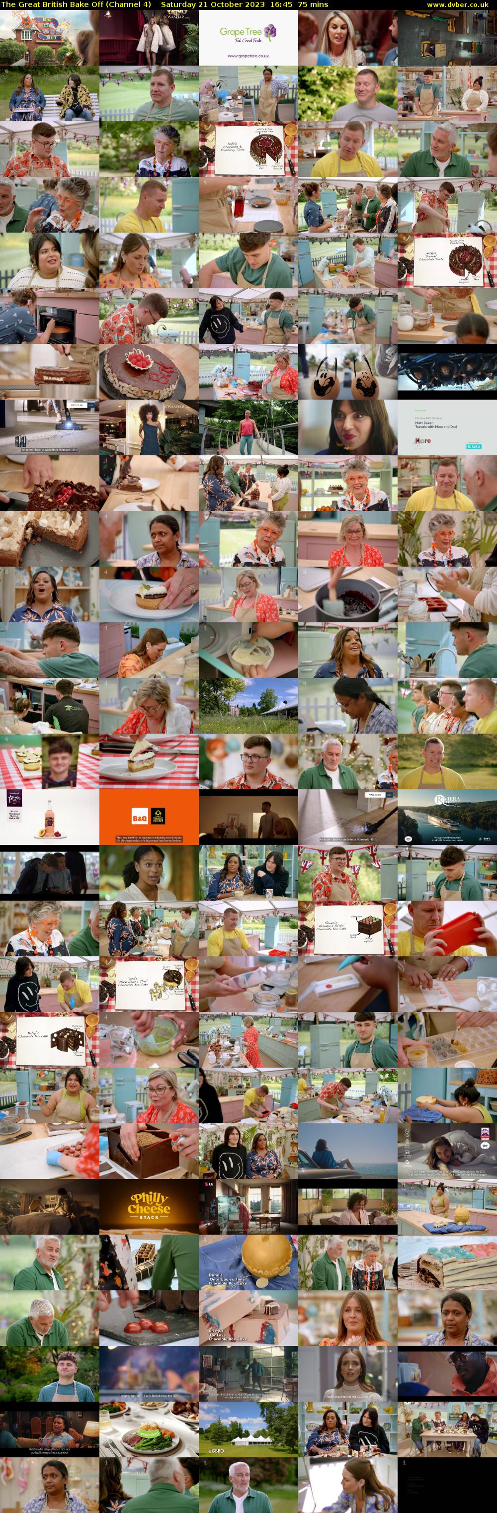 The Great British Bake Off (Channel 4) Saturday 21 October 2023 16:45 - 18:00