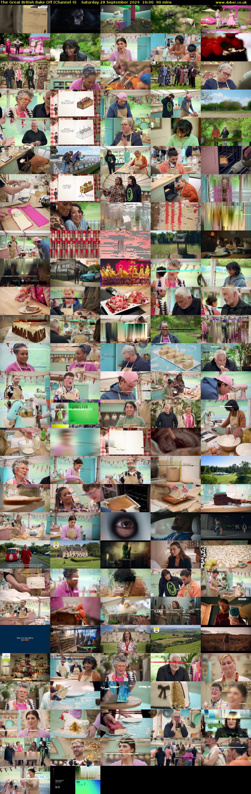 The Great British Bake Off (Channel 4) Saturday 28 September 2024 16:00 - 17:30