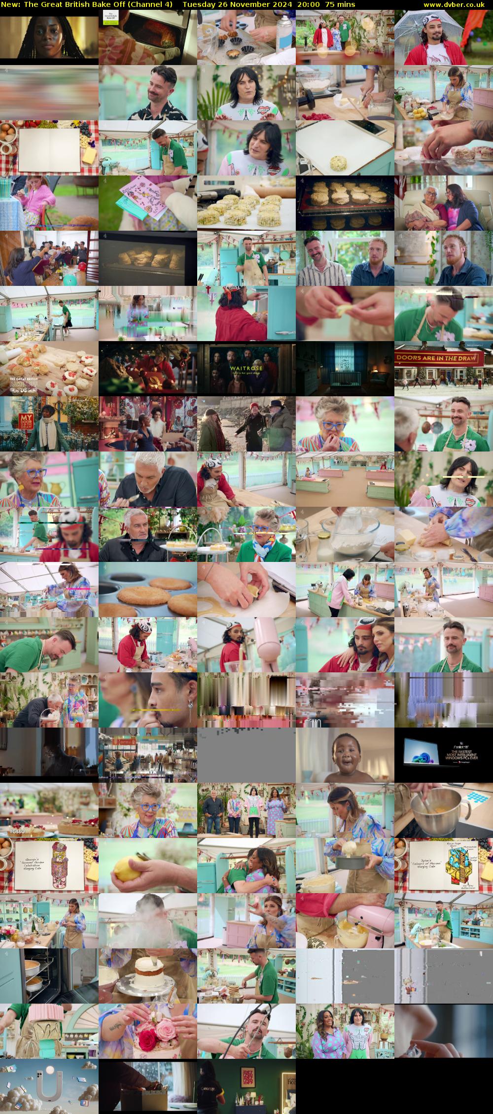The Great British Bake Off (Channel 4) Tuesday 26 November 2024 20:00 - 21:15