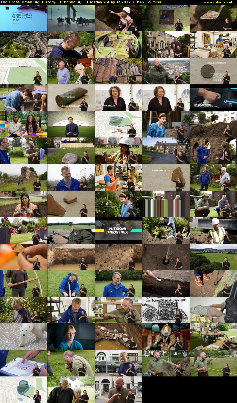 The Great British Dig: History... (Channel 4) Tuesday 9 August 2022 03:45 - 04:40