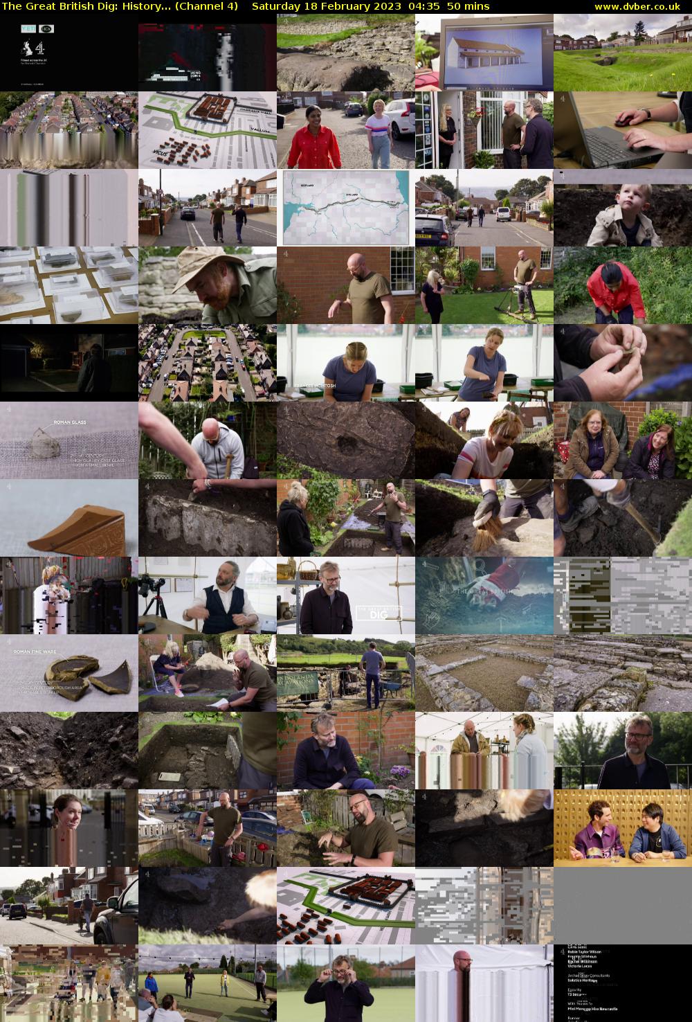 The Great British Dig: History... (Channel 4) Saturday 18 February 2023 04:35 - 05:25