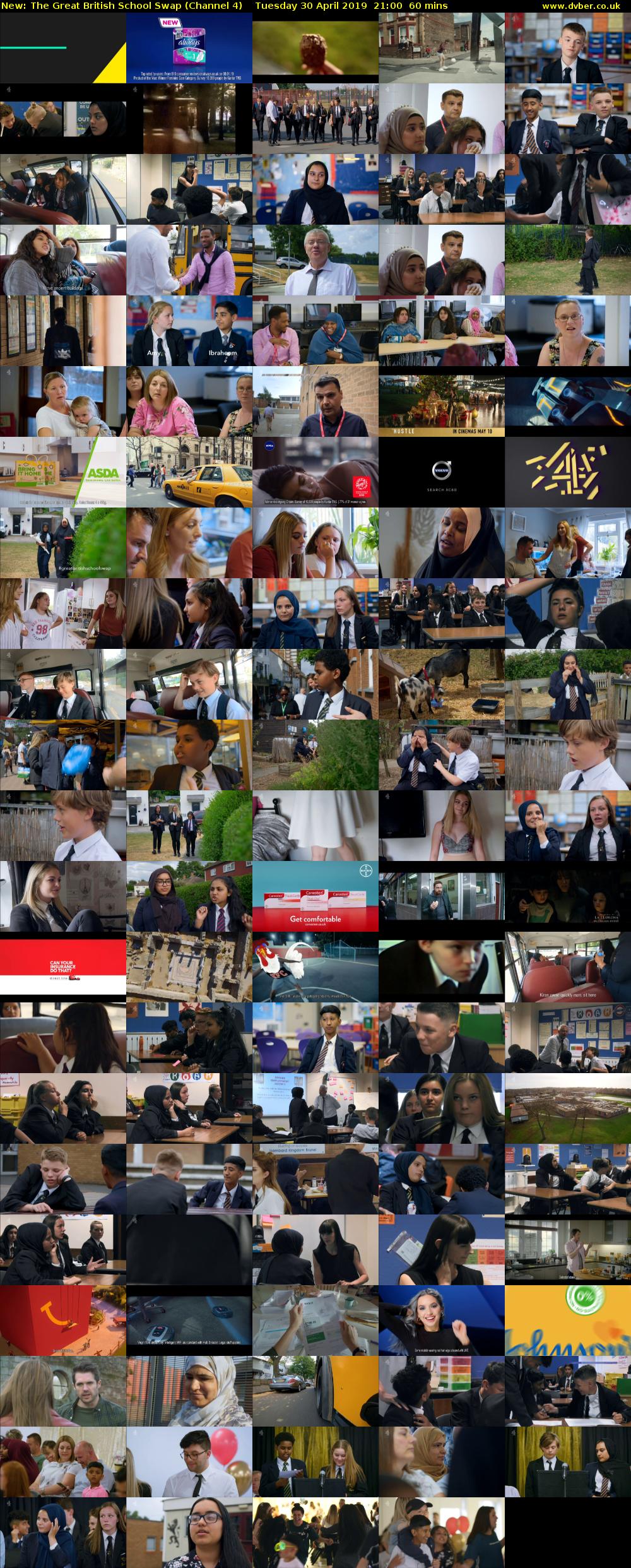 The Great British School Swap (Channel 4) Tuesday 30 April 2019 21:00 - 22:00