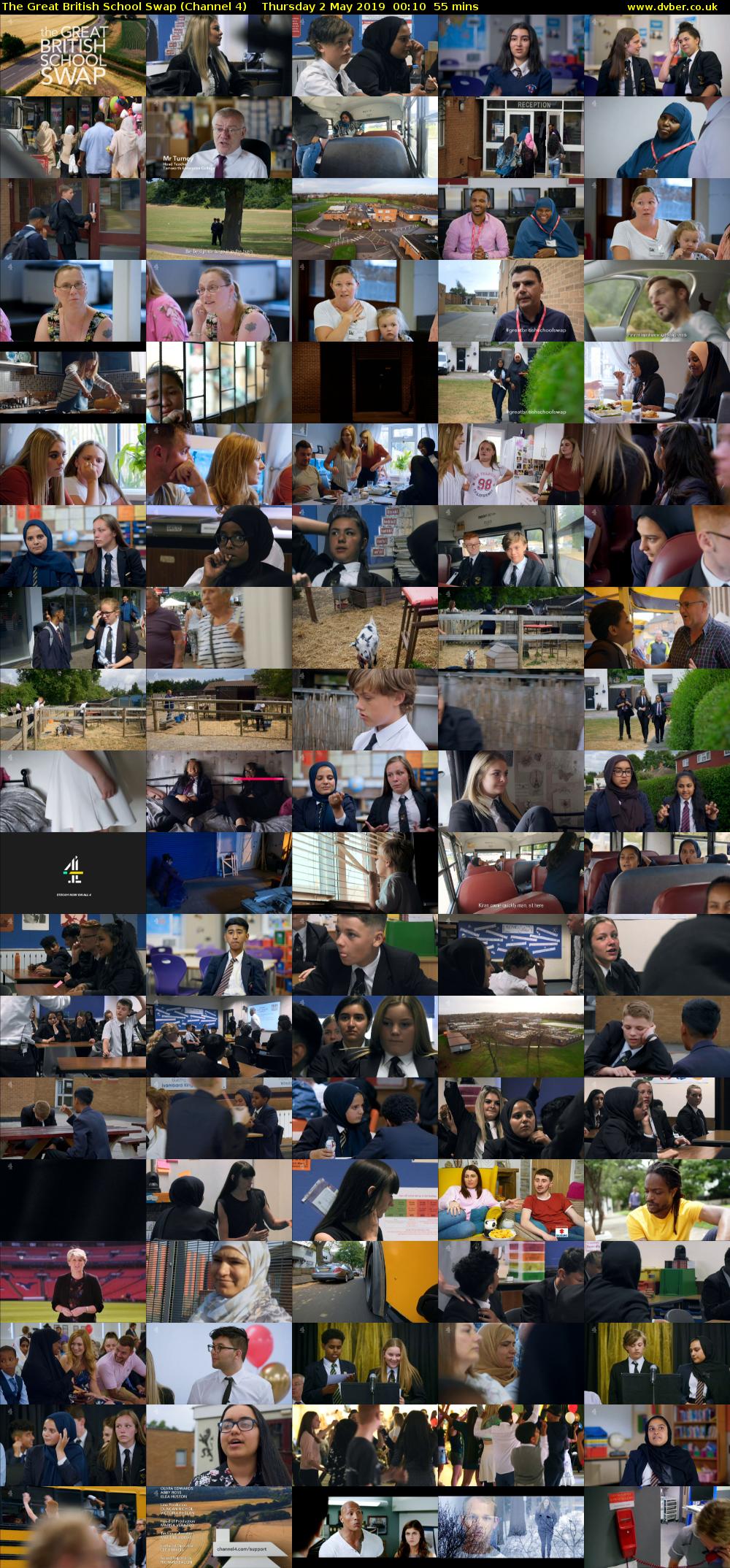 The Great British School Swap (Channel 4) Thursday 2 May 2019 00:10 - 01:05