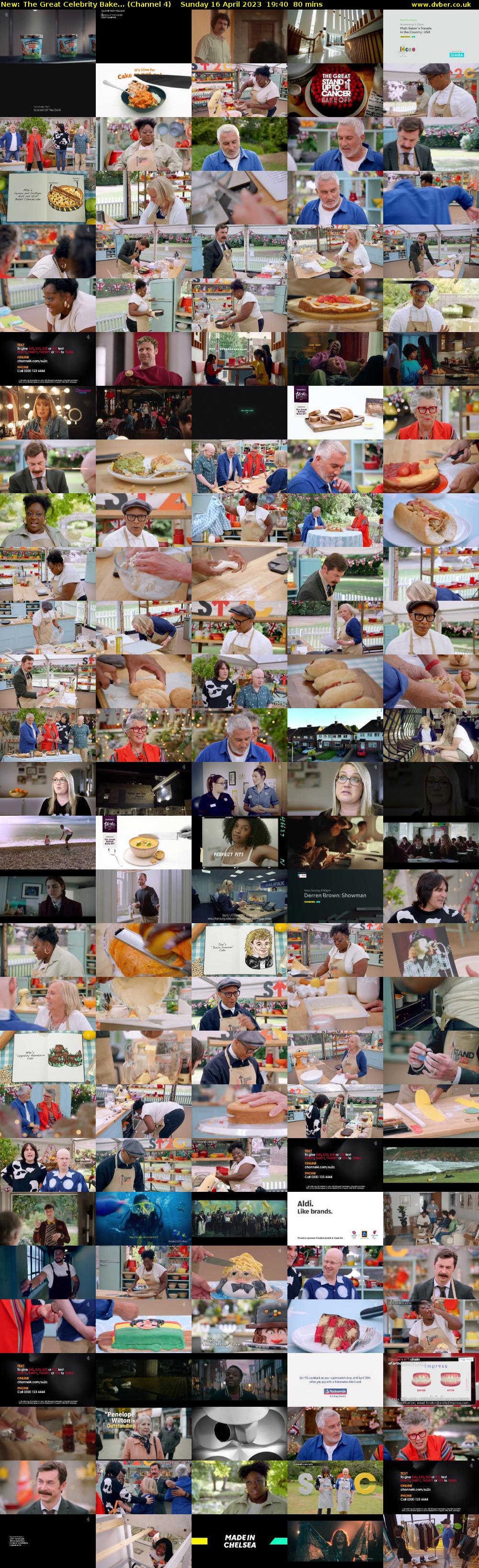 The Great Celebrity Bake... (Channel 4) Sunday 16 April 2023 19:40 - 21:00