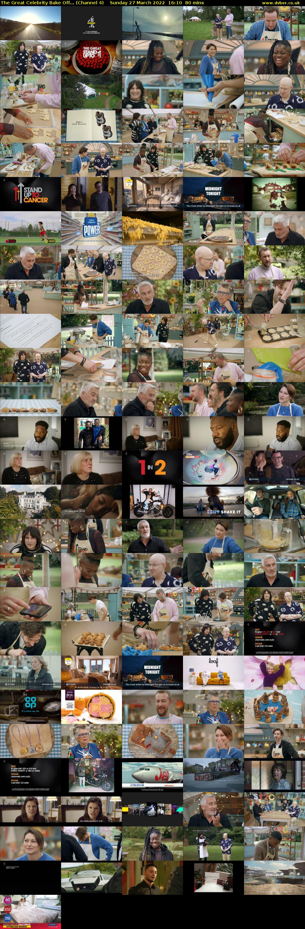 The Great Celebrity Bake Off... (Channel 4) Sunday 27 March 2022 16:10 - 17:30