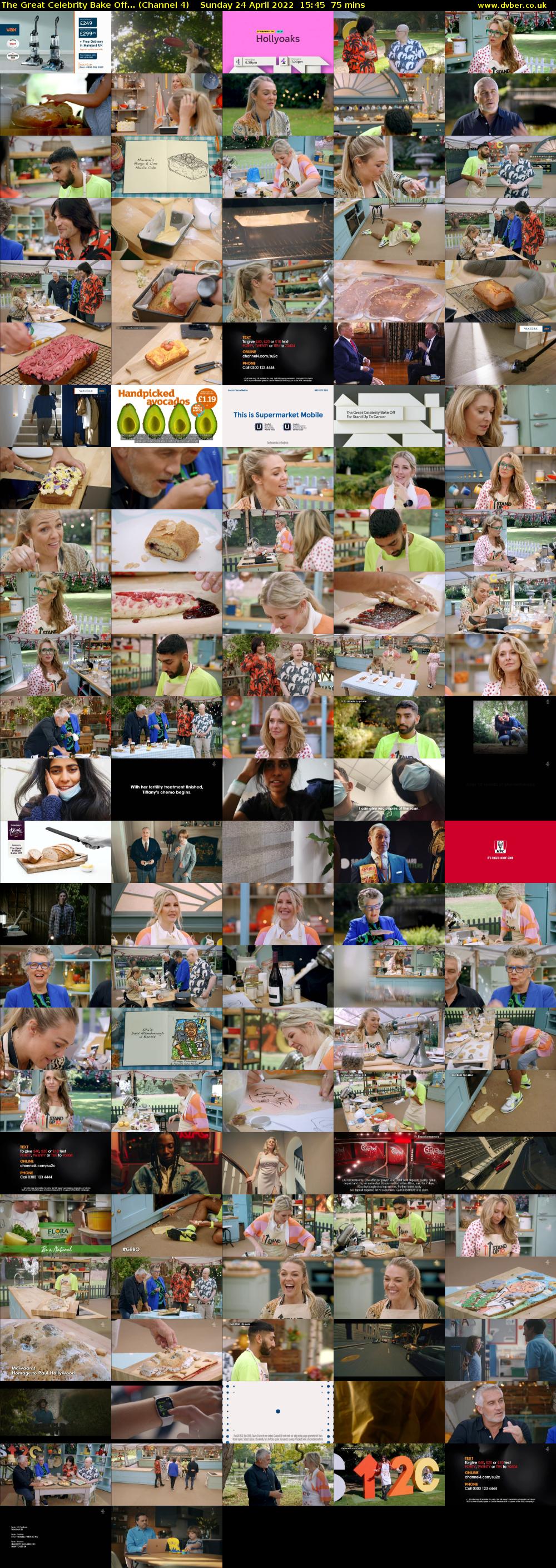 The Great Celebrity Bake Off... (Channel 4) Sunday 24 April 2022 15:45 - 17:00