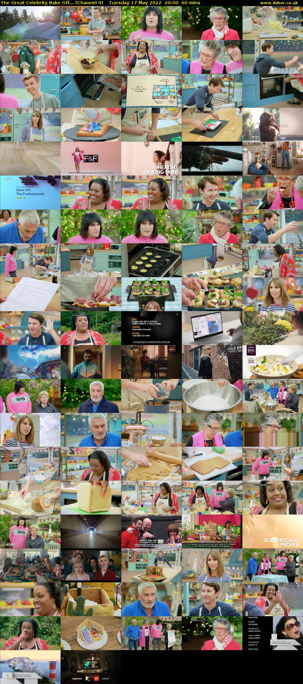 The Great Celebrity Bake Off... (Channel 4) Tuesday 17 May 2022 20:00 - 21:00