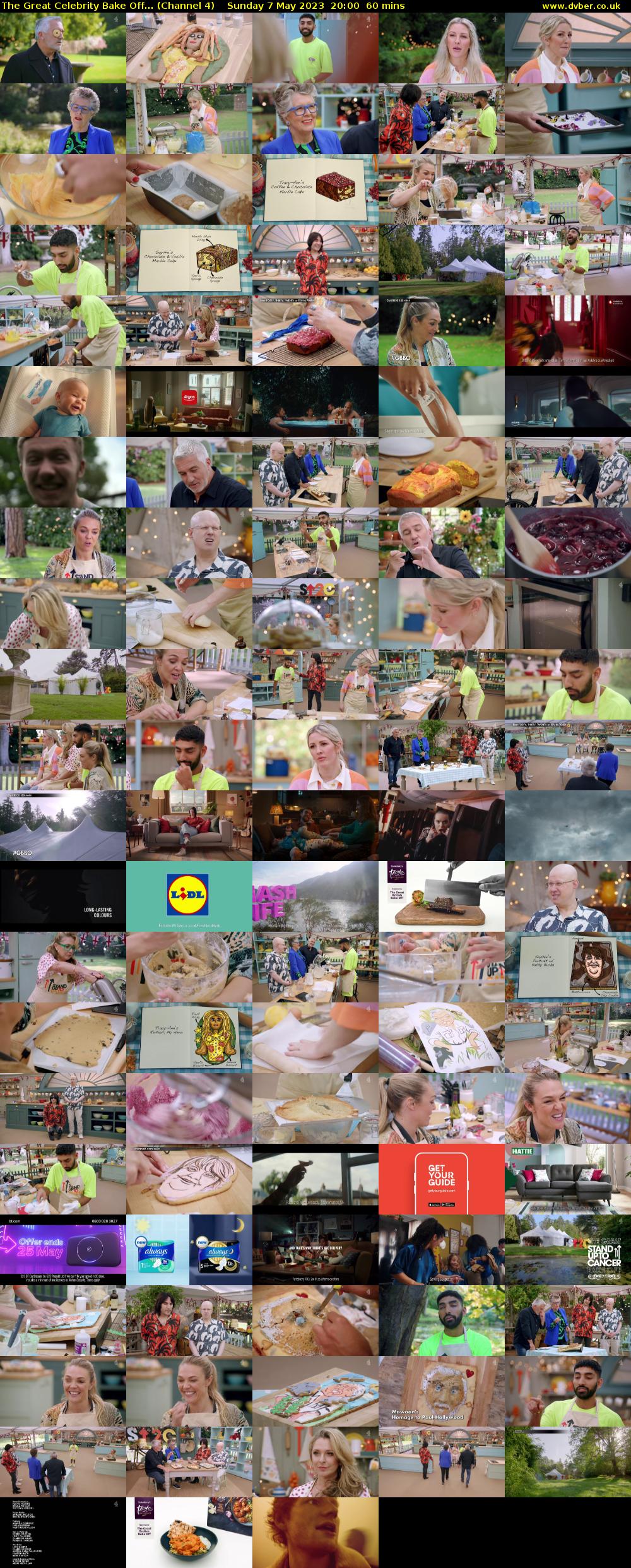 The Great Celebrity Bake Off... (Channel 4) Sunday 7 May 2023 20:00 - 21:00