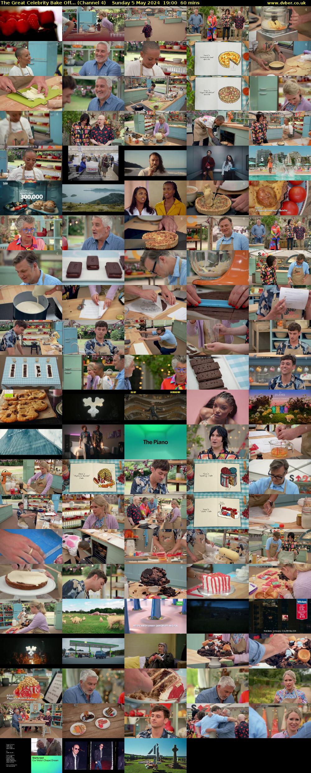 The Great Celebrity Bake Off... (Channel 4) Sunday 5 May 2024 19:00 - 20:00