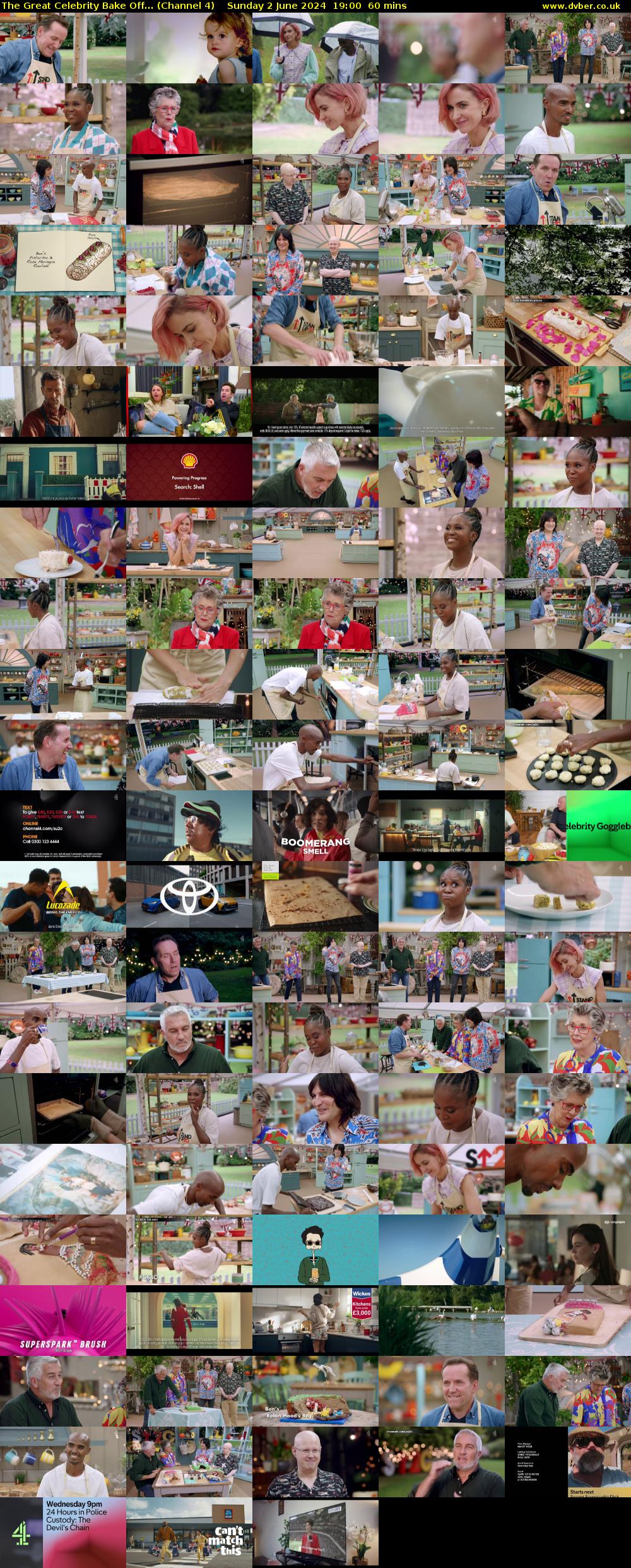 The Great Celebrity Bake Off... (Channel 4) Sunday 2 June 2024 19:00 - 20:00