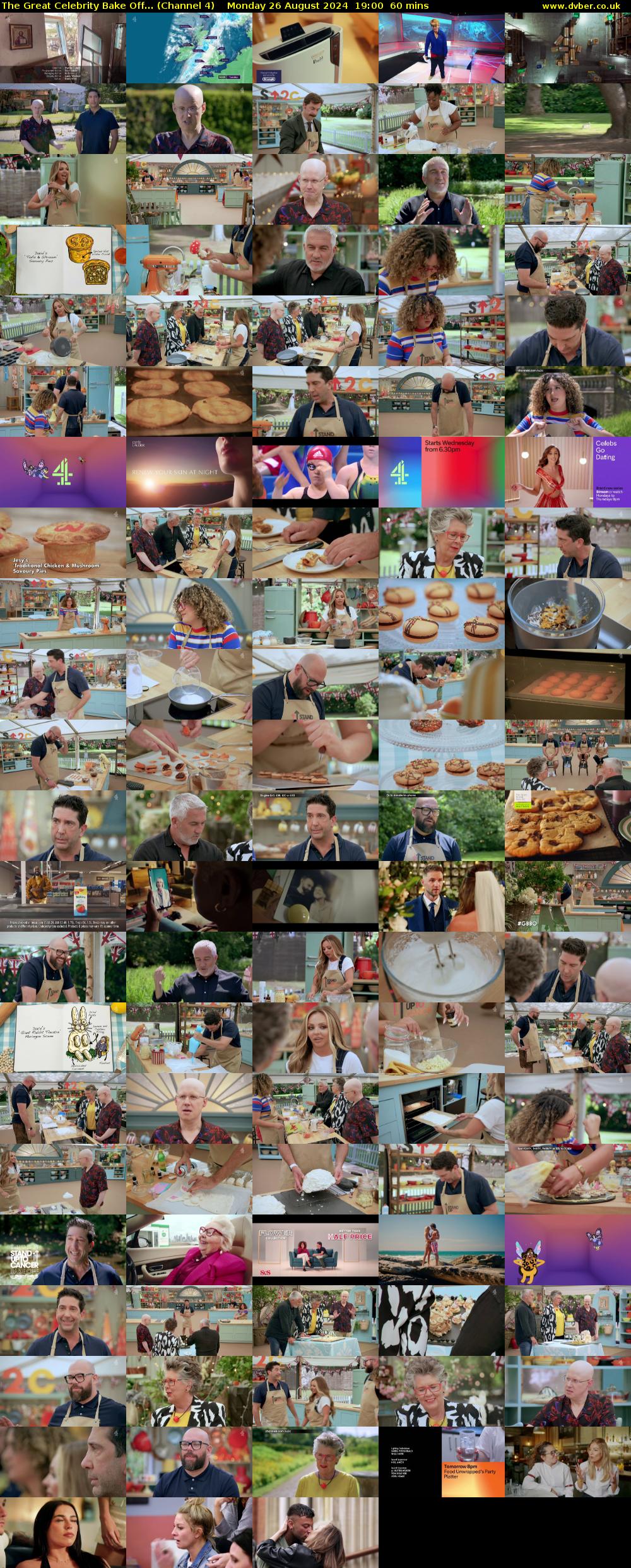The Great Celebrity Bake Off... (Channel 4) Monday 26 August 2024 19:00 - 20:00