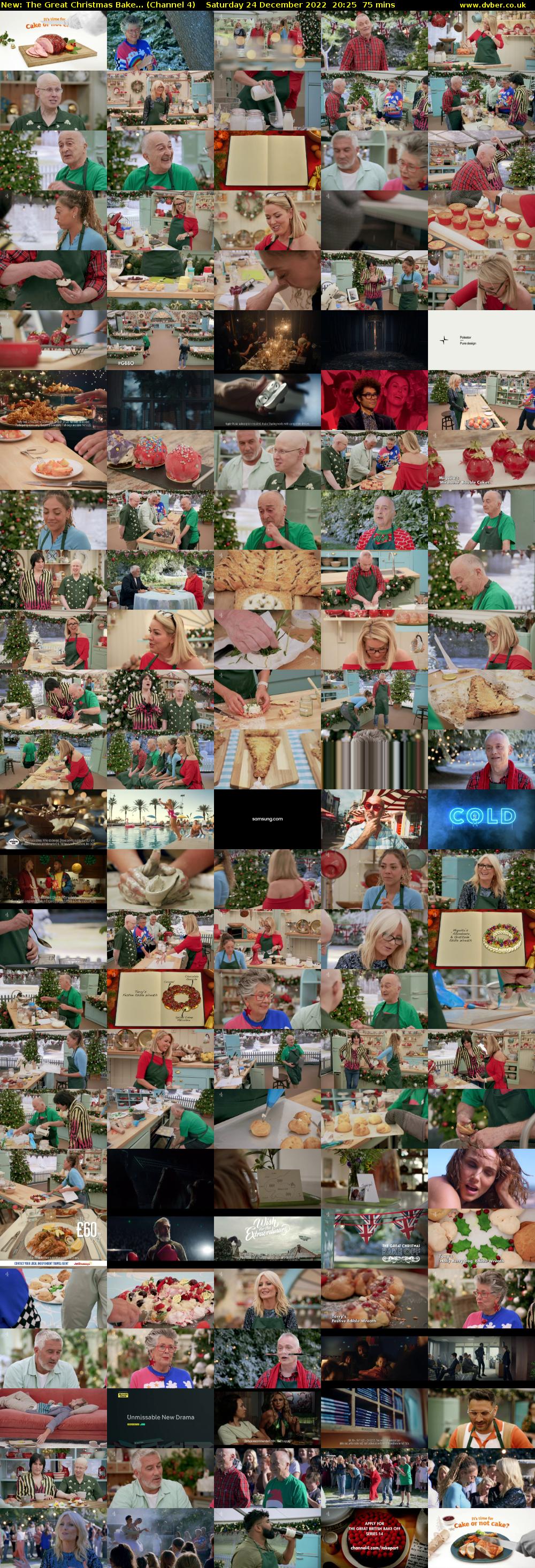 The Great Christmas Bake... (Channel 4) Saturday 24 December 2022 20:25 - 21:40