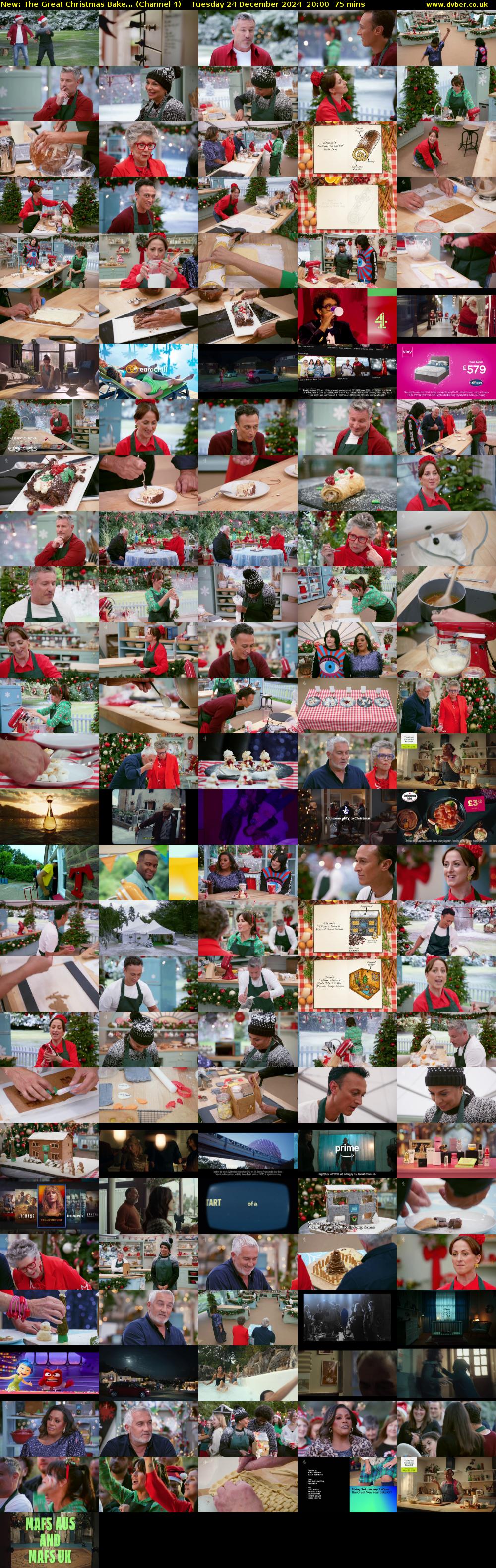 The Great Christmas Bake... (Channel 4) Tuesday 24 December 2024 20:00 - 21:15
