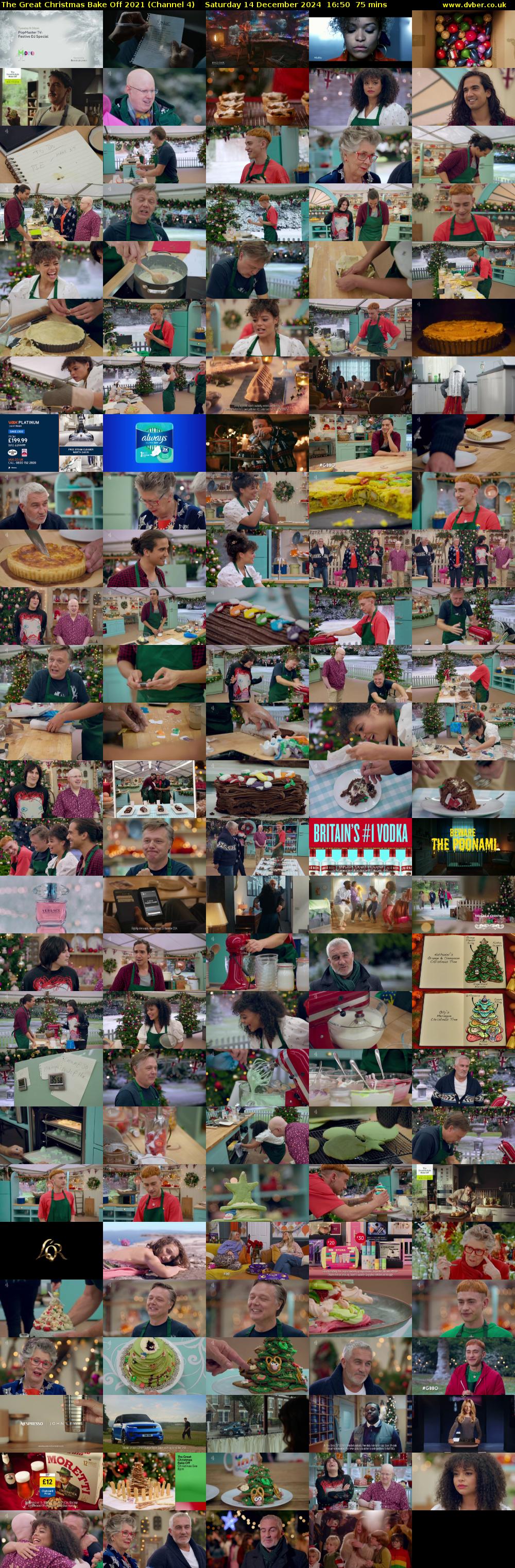 The Great Christmas Bake Off 2021 (Channel 4) Saturday 14 December 2024 16:50 - 18:05