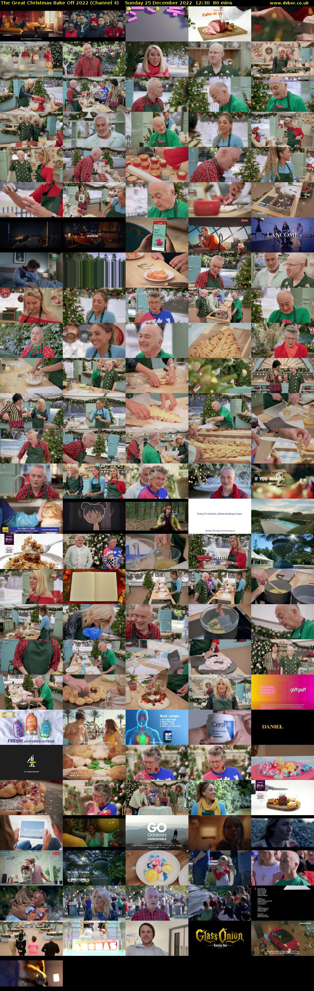 The Great Christmas Bake Off 2022 (Channel 4) Sunday 25 December 2022 12:30 - 13:50