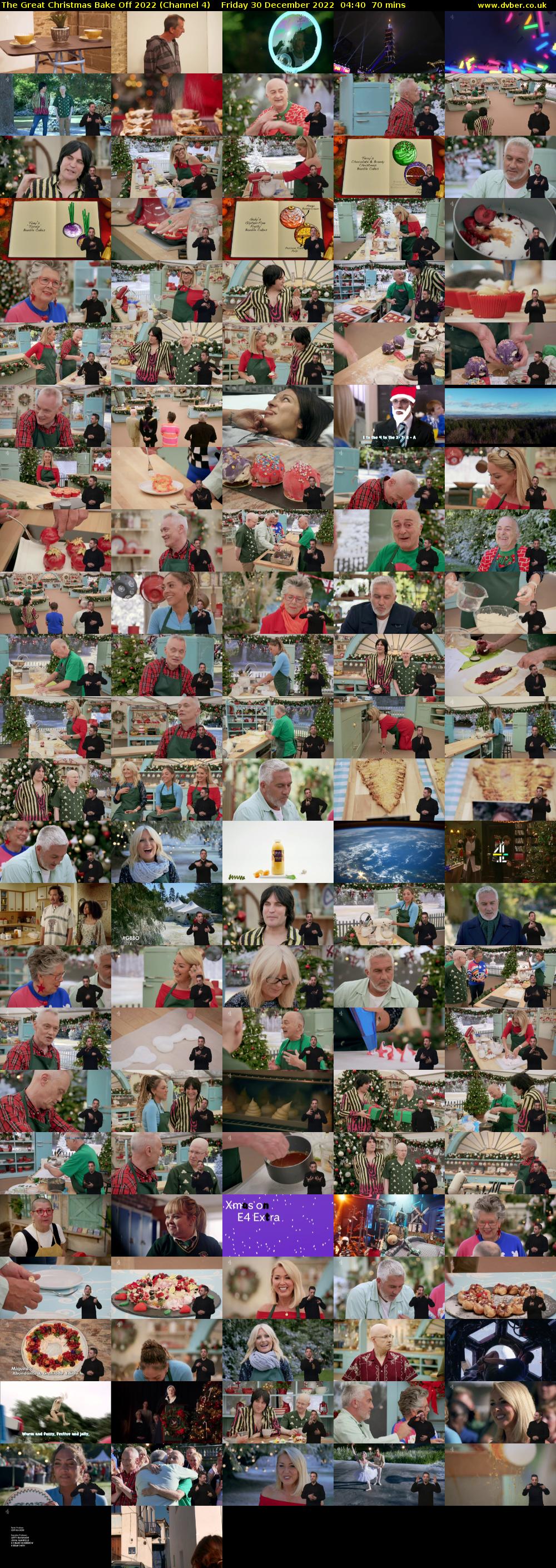 The Great Christmas Bake Off 2022 (Channel 4) Friday 30 December 2022 04:40 - 05:50